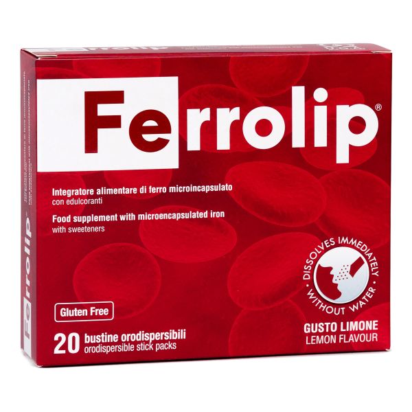 FERROLIP 20 BUSTINE OROSOLUBILI GUSTO LIMONE