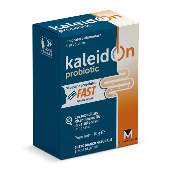 KALEIDON PROBIOTIC FAST BIANCO NATURALE 10 BUSTE OROSOLUBILI