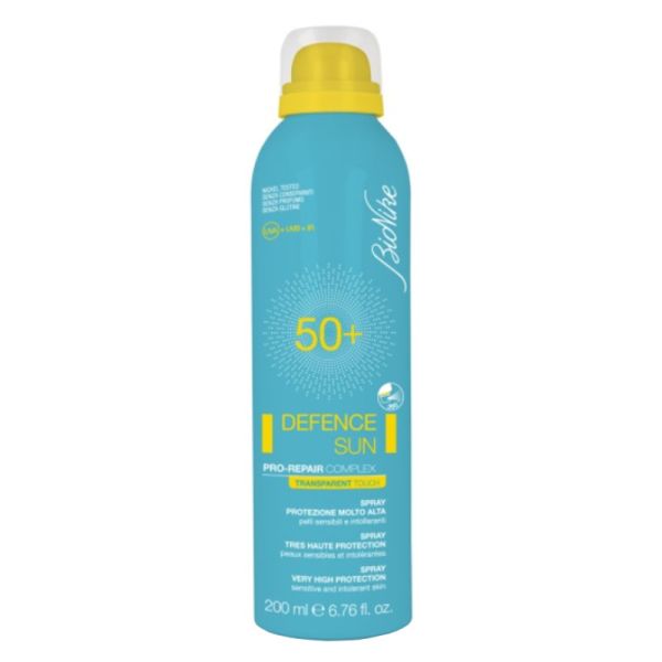 BIONIKE DEFENCE SUN SPRAY TRANSPARENT TOUCH SPF 50+ 200 ML