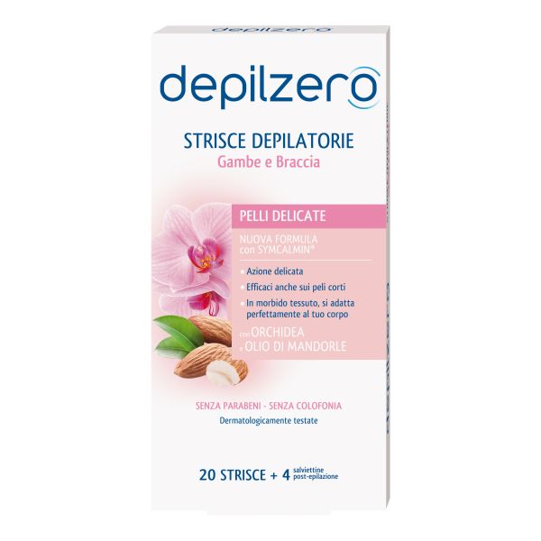DEPILZERO DEPILATORIE GAMBE-BRACCIA 20 STRISCE