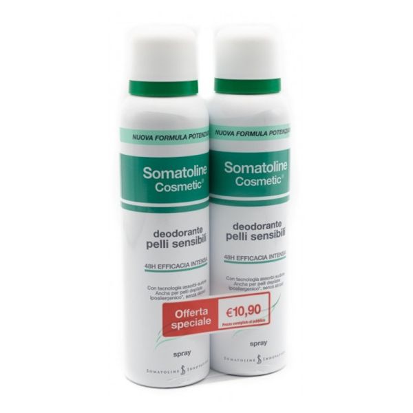 SOMATOLINE DEODORANTE PELLE SENSIBILE SPRAY DUO