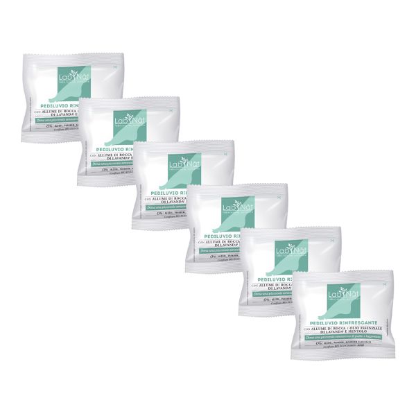 LAB NATU' PEDILUVIO RINFRESCANTE 6 BUSTINE 180 G