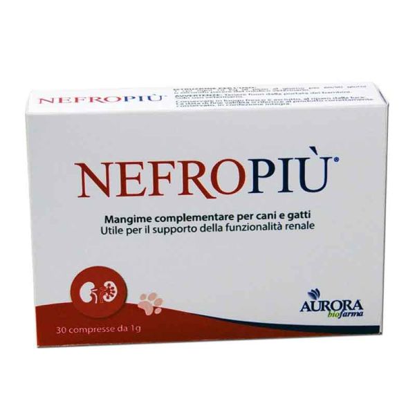 NEFROPIU' INTEGRATORE CANE E GATTO 30 COMPRESSE AURORA