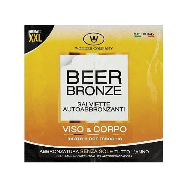 BEER BRONZE SALVIETTE AUTOABBRONZANTI