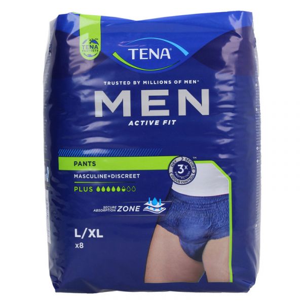 PULL UP UOMO TENA MEN PANTS ACTIVE FIT L/XL