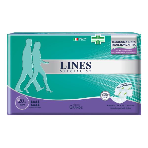 PANNOLONE A MUTANDA LINES SPECIALIST ALTA PROTEZIONE