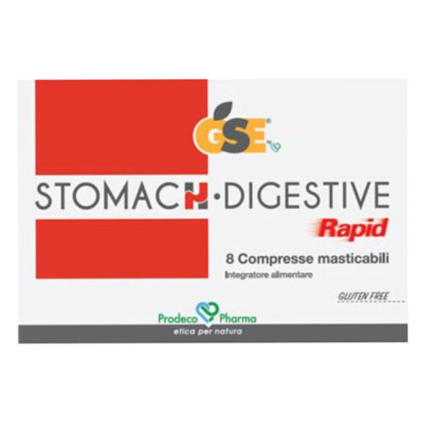 GSE STOMACH DIGESTIVE RAPID 8 COMPRESSE