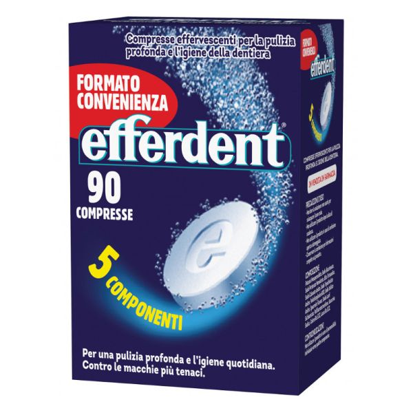 EFFERDENT 90 COMPRESSE EFFERVESCENTI