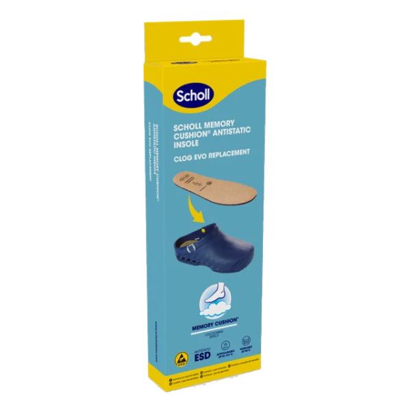 SCHOLL CLOG EVO MEMORY CUSHION SOLETTA 40-41