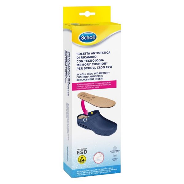 SCHOLL CLOG EVO MEMORY CUSHION TG. 41-42