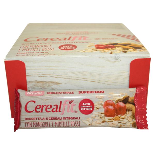 CEREALFIT BARRETTA CON MANDORLE E MIRTILLI ROSSI