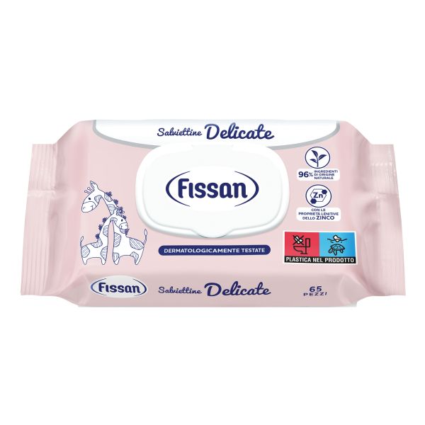 FISSAN SALVIETTE  DELICATE 65 PEZZI
