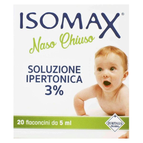 SOLUZIONE IPERTONICA ISOMAX NASO CHIUSO 20 FLACONCINI DA 5 ML