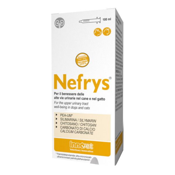 NEFRYS NEW 100ML CON SIRINGA DOSATRICE PER CANI E GATTI