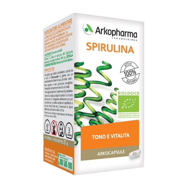 ARKO CAPSULE SPIRULINA BIO 45 CAPSULE