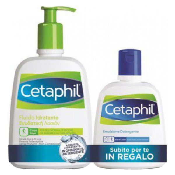 CETAPHIL FLUIDO IDRATANTE 470 ML + DETERGENTE 250 ML