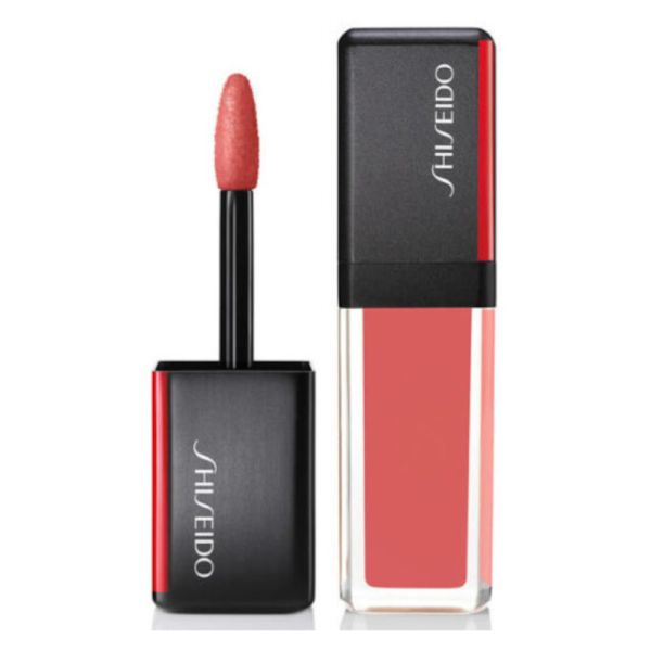 SHISEIDO LACQUERINK LIPSHINE 312 ELECTRO PEACH