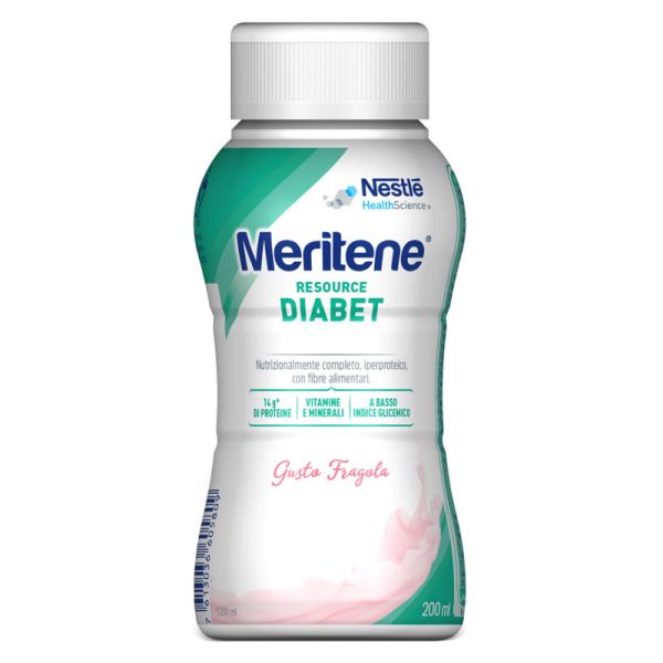 MERITENE RESOURCE DIABET FRAGOLA ALIMENTO IPERPROTEICO 200 ML