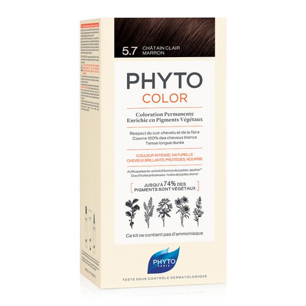 PHYTOCOLOR 5,7 CASTANO CHIARO TAB LATTE