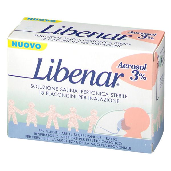 LIBENAR 18 FLACONCINI AEROSOL IPERTONICO 3%