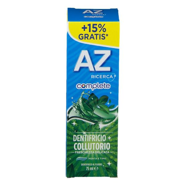 AZ RICERCA COMPLETE DENTIFRICIO + COLLUTORIO