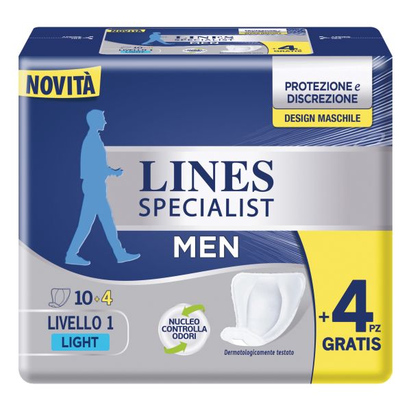 LINES PANNOLONI SPECIALIST MEN LIVELLO 1 14 PEZZI