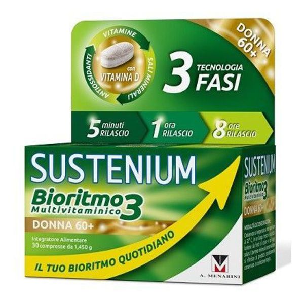 SUSTENIUM BIORITMO3 DONNA 60+ 30 COMPRESSE