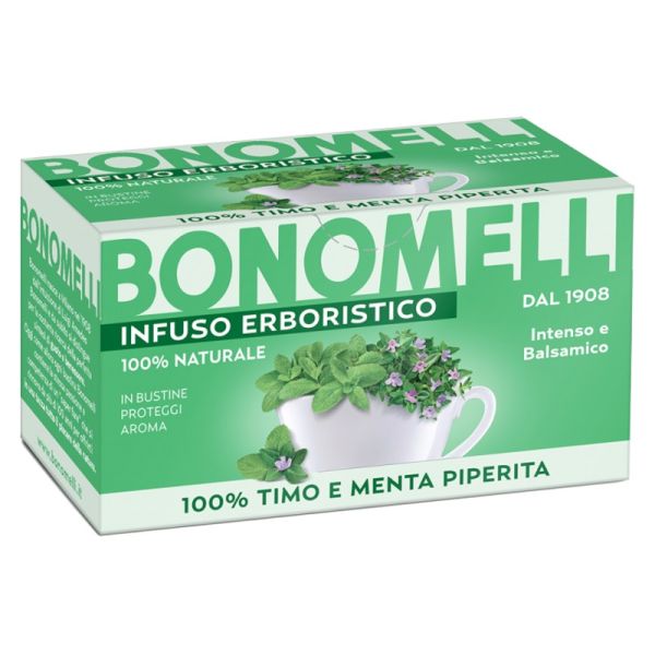 BONOMELLI INFUSO TIMO/MENTA 16 BUSTINE