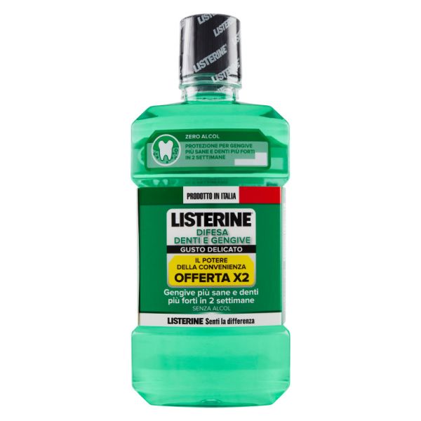 LISTERINE DENTI & GENGIVE GUSTO DELICATO 2 X 500 ML