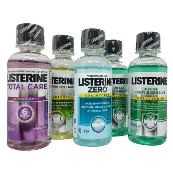 LISTERINE POCHETTE 5 PEZZI DA 95 ML