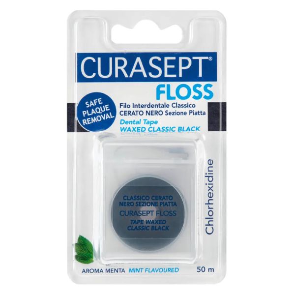 CURASEPT FLOSS CERATO NERO CLOREXIDINA