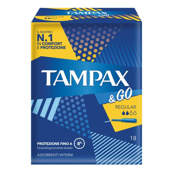 TAMPAX&GO REGULAR 18 PEZZI