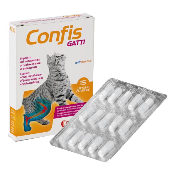 CONFIS INTEGRATORE GATTI 15 CAPSULE