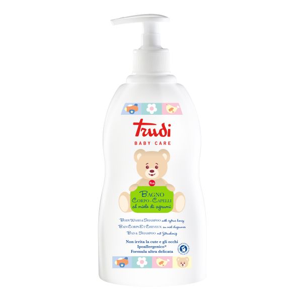 TRUDI BABY CARE BAGNO CORPO E CAPELLI 500ML