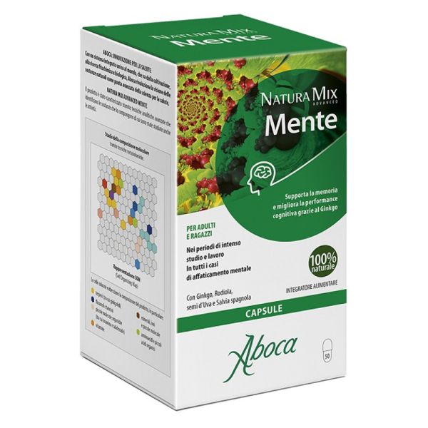 ABOCA NATURA MIX ADVANCED MENTE 50 CASPULE