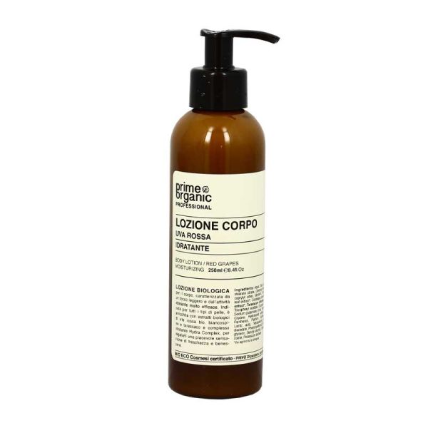 PRIME ORGANIC LOZIONE CORPO UVA ROSSA 250 ML BIO