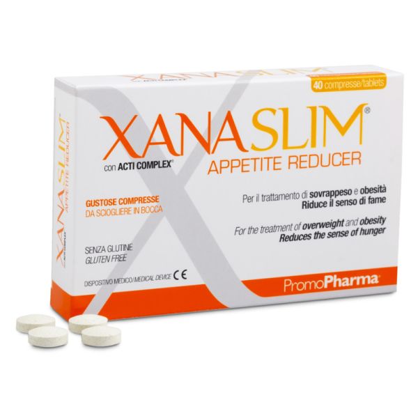 XANASLIM APPETITE REDUCER 40 COMPRESSE MASTICABILI