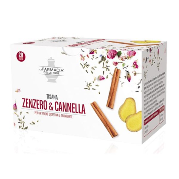 FARMACIA DELLE ERBE TISANA ZENZERO & CANNELLA 20 FILTRI