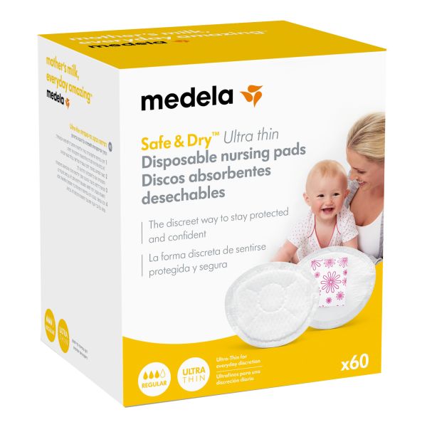 SAFE & DRY COPPETTA ASSORBILATTE ULTRA THIN 60 PEZZI