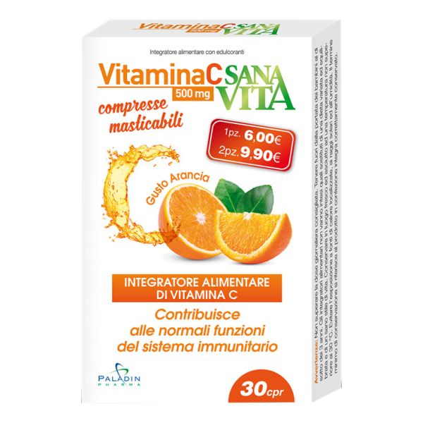SANAVITA VITAMINA C MASTICABILI 30 COMPRESSE