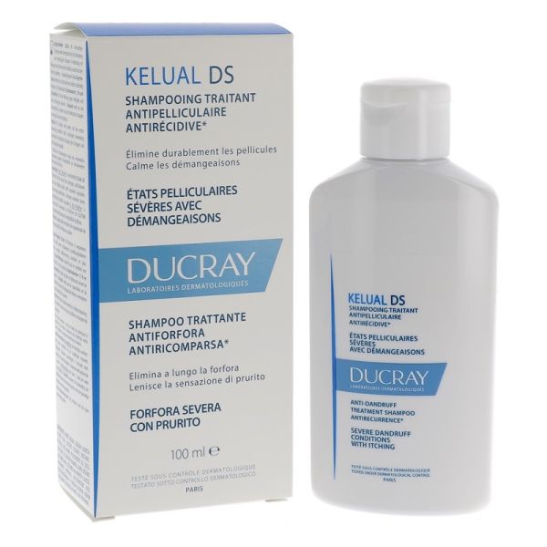 DUCRAY KELUAL DS SHAMPOO ANTIFORFORA ANTIRICOMPARSA 100 ML