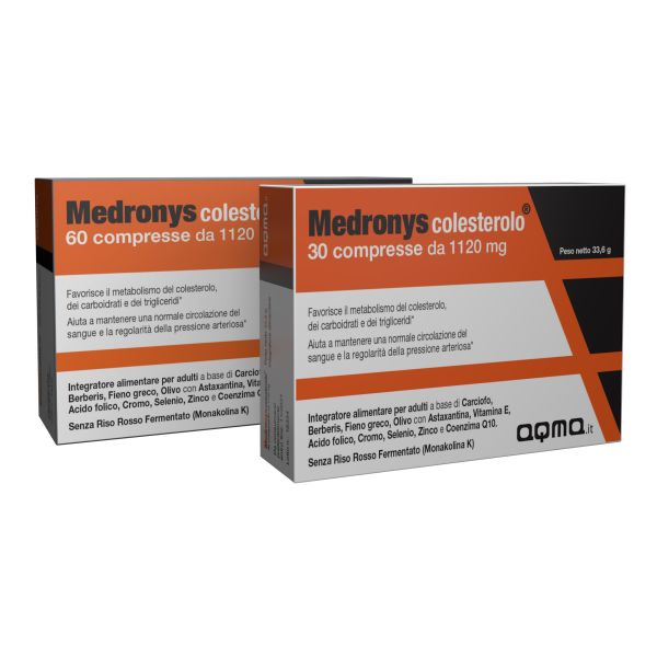 MEDRONYS COLESTEROLO 60 COMPRESSE AQMA