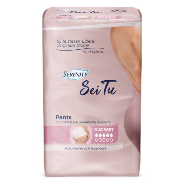 SERENITY PANTS ADVANCE SEITU DISCREET MUTANDINA LARGE 12 PEZZI