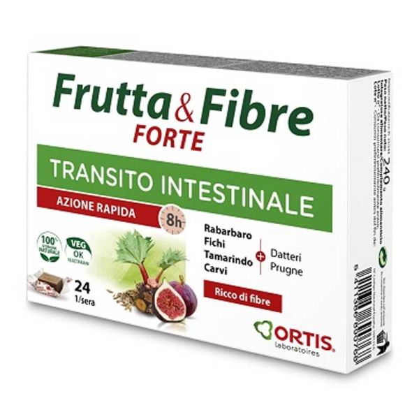 FRUTTA & FIBRE FORTE 24 CUBETTI