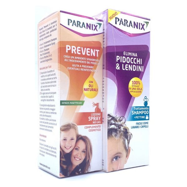 PARANIX SHAMPOO TRATTAMENTO + LOZIONE SPRAY