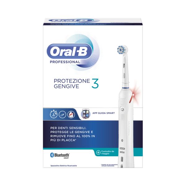 ORAL-B POWER PRO 3 PROTEZIONE GENGIVE SPAZZOLINO