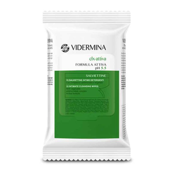 VIDERMINA CLX ATTIVA SALVIETTE INTIME 15 PEZZI