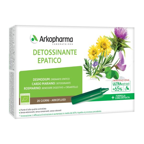 ARKOFLUIDI DETOSSINANTE EPATICO  20 FLACONCINI