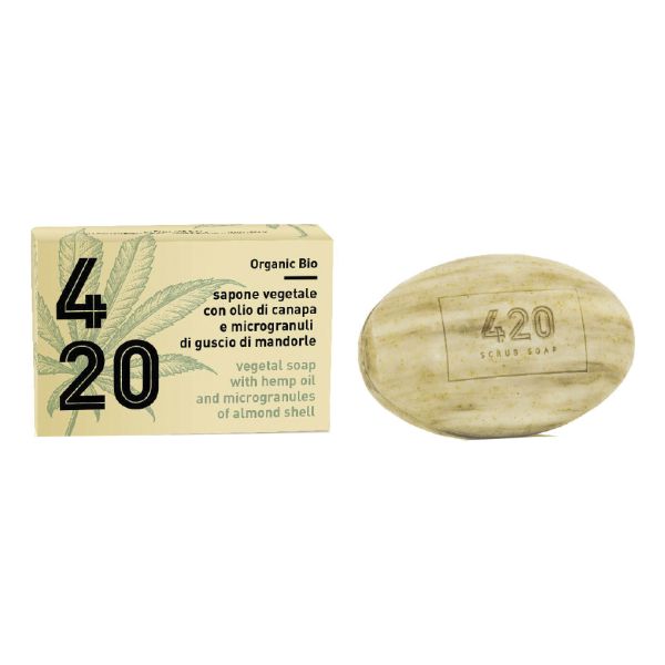 SAPONE SCRUB CON OLIO DI CANAPA 200 G