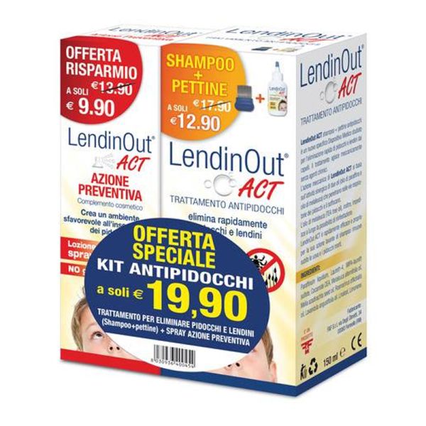 LENDINOUT BI-PACK KIT ANTIPIDOCCHI